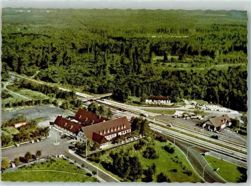 Siegburg Autobahn Rasthaus Siegburg Fliegeraufnahme