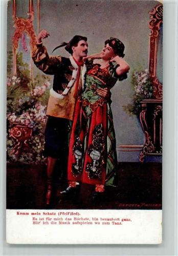 Serie Komm mein Schatz, Pfeiflied - komm tanz mit mir ca 1918 AK