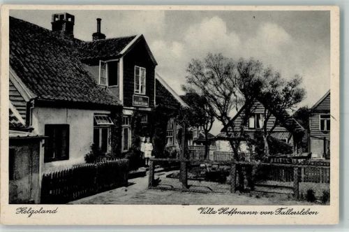 Helgoland Villa Hoffmann von Fallersleben