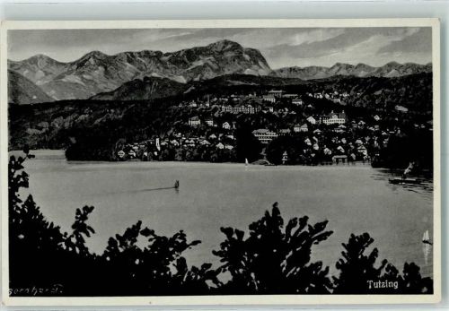 Tutzing Blick nach Tutzing