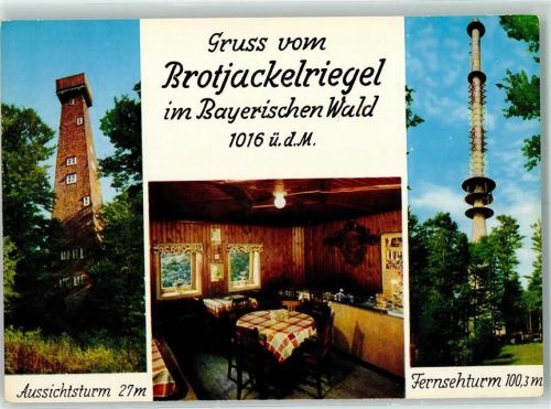 Innernzell Brotjackelriegel Fernsehturm Aussichtsturm Gasthaus Innenansicht