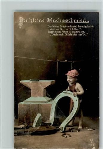 1915 Serie 310-6 Der kleine Glücksschmied - Kinder AK