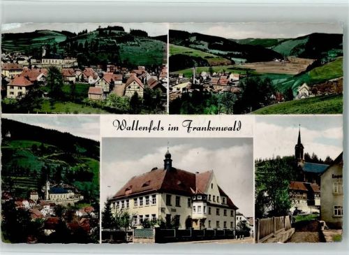 Wallenfels Ortsansichten Kirche Mehrfachaufnahme