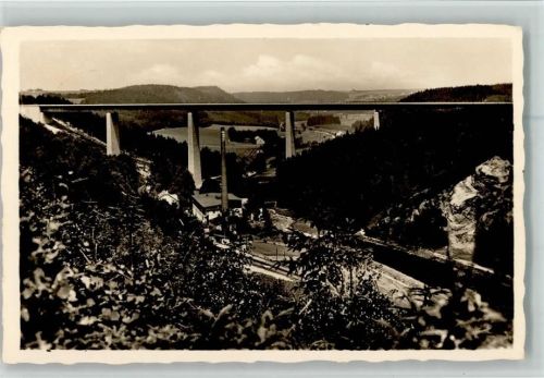 Siebenlehn 1938 Reichsautobahnbrücke Muldental AK Gute Erhaltung