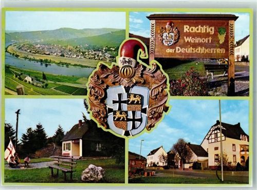 Rachtig Rückseite mit Abschürfungen bzw Kleberesten