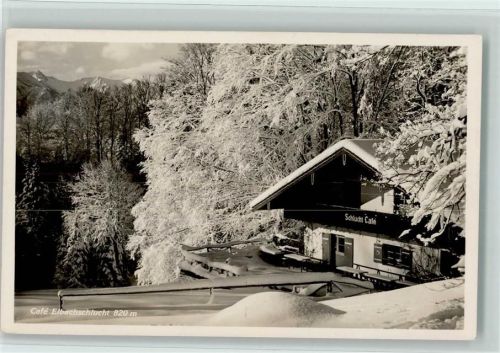 Elbach Café Elbachschlucht Winteraufnahme