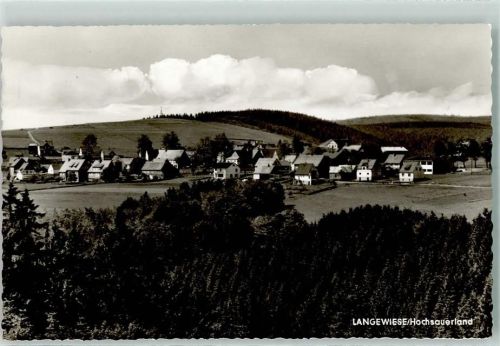 Langewiese Rückseite mit Abschürfungen bzw Kleberesten