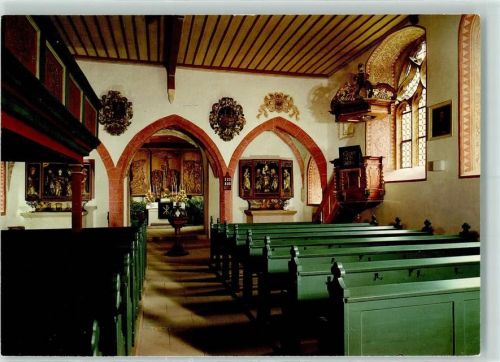 Rothenburg Rückseite mit Abschürfungen bzw Kleberesten Kirche St. Peter und Paul