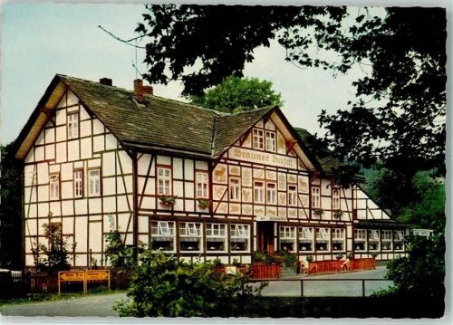 Neuhaus Hotel Brauner Hirsch Fachwerkhaus Fassadenbemalung