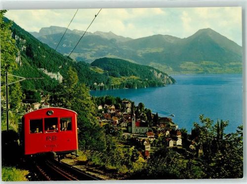 Vitznau am Vierwaldstättersee mit Rigibahn