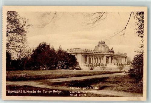 Tervuren Musee du Congo Belge - Chief front AK