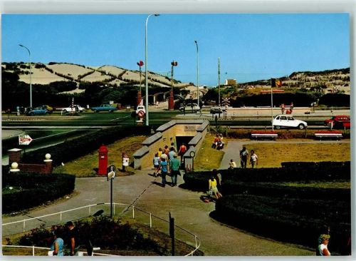 Bredene Eingang zum Strand und Tunnel