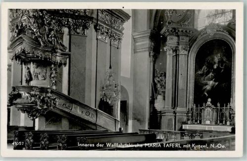 Maria Taferl Wallfahrtskirche Maria Taferl mit Kanzel