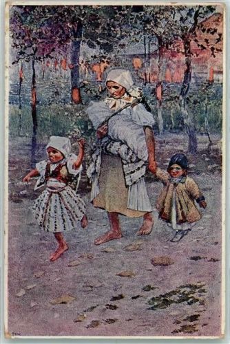 Litomysl Frau mit Kindern Joza Uprka