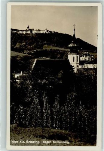 Wien Grinzing gegen Kahlenberg