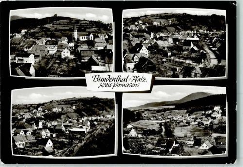 Bundenthal Rückseite mit Abschürfungen und Kleberesten