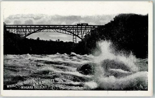 Niagara Falls 1900 Whirlpool Rapids and Bridge AK