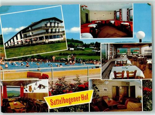 Sattelbogen Hotel Sattelbogener Hof Innenansicht Schwimmbad