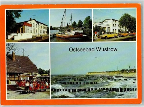 Ostseebad Wustrow FDGB Erholungsheim Helgoland und Am Strand Seglerhafen FDGB Cafe Sonnenhof Strand