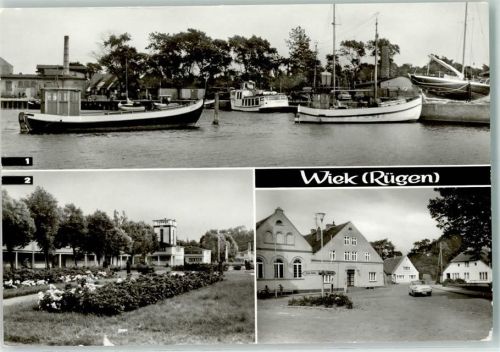 Wiek Rückseite mit Abschürfungen bzw Kleberesten Hafen Kinderkurheim Froh Zukunft