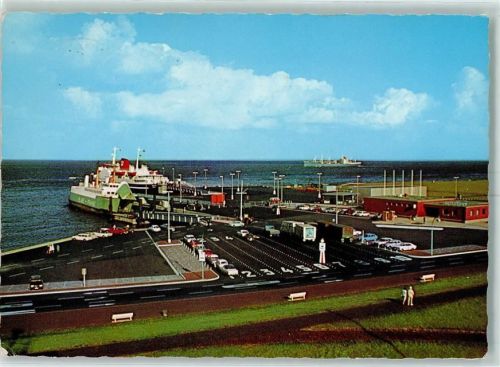 Cuxhaven Fähranlage Elbe Fähre Norwegenfähre Vikingfjord