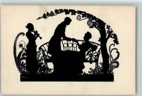 1919 sign Trebicky -Liebespaar, Kleiner Verlag Serie 3304 AK