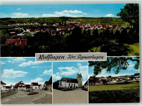 Sigmaringen Rückseite mit Abschürfungen und Kleberesten Rulfingen
