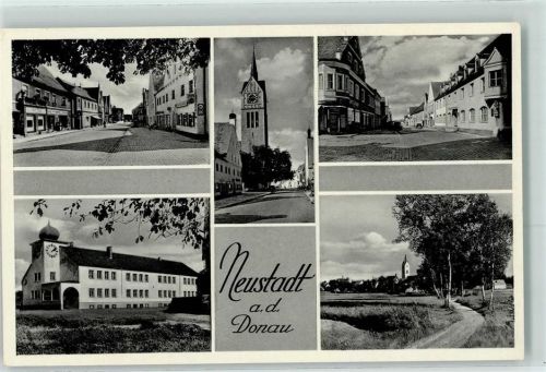 Neustadt Rückseite mit Abschürfungen und Kleberesten