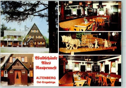Altenberg Gasthaus Waldschänke Altes Raupennest Innenansicht