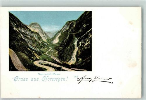 1900 Naerodal Pass zwischen Ornsheim und Fladmark AK