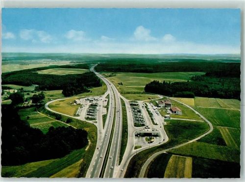 Weingartsgreuth Autobahnrasthaus Steigerwald Fliegeraufnahme