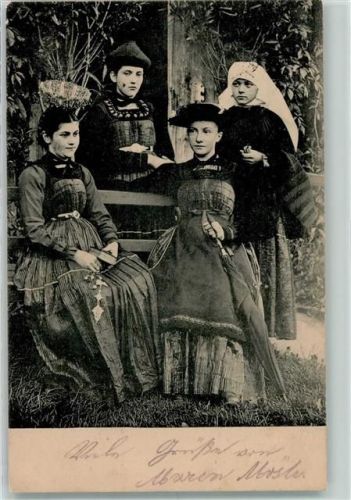 St. Anton 1903 Trachten aus Montafon AK