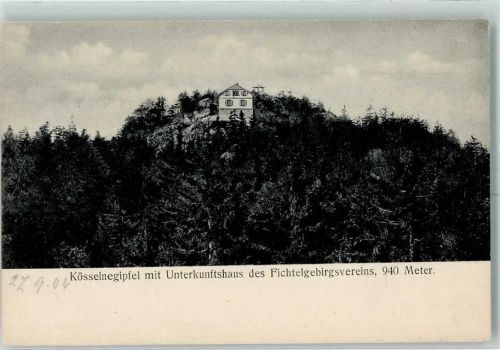 Wunsiedel Kösseinegipfel Unterkunftshaus Fichtelgebirgsverin Stempel
