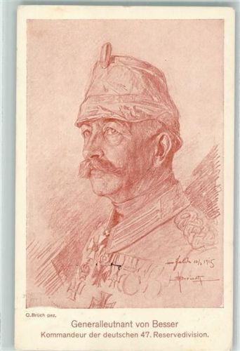 1915 Generalleutnant von Besser AK