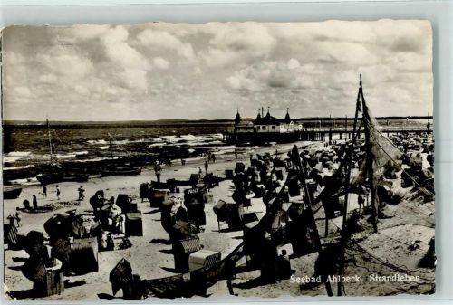 Ahlbeck Strandleben Strandkörbe