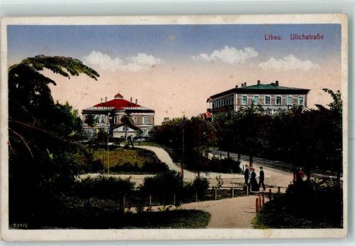 Libau 1917 Ulichstrasse Feldpost WK I