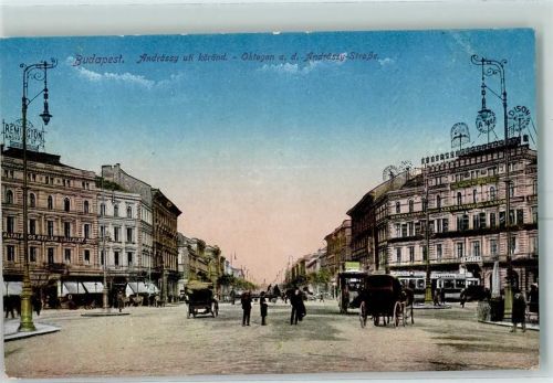Budapest 1916 Andrassy Straße