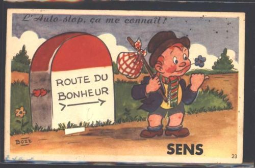 Sens sign. Bozz Tramper , Chie des Arts photomecaniques Nr. 23 AK