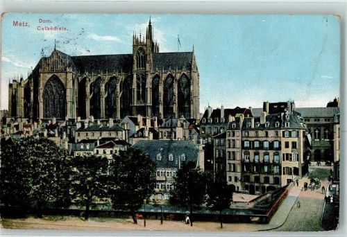 Metz 1913 Kathedrale Kirche