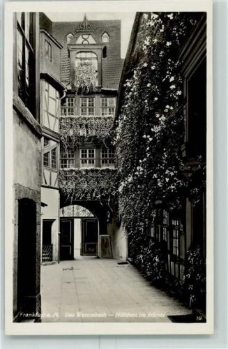 Frankfurt Das Wannebach Höfchen im Römer