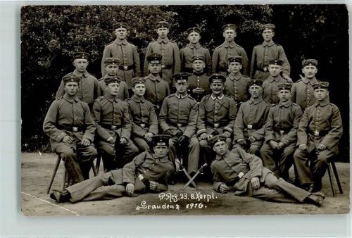 Graudenz P. Reg. 23.8. Korpl. Gruppenfoto Privat-Foto