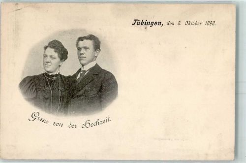 72070 W7400 Tübingen - 1898 Gruß von der Hochzeit