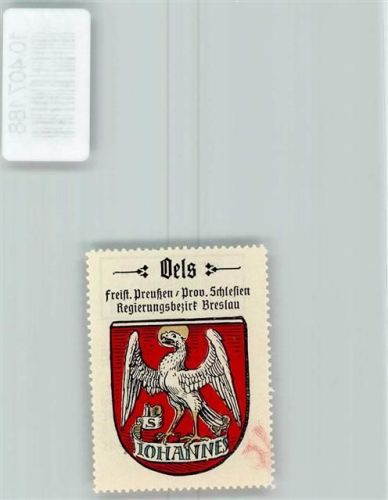 Oels Vignette Wappen Kaffee Hag 1920-1940