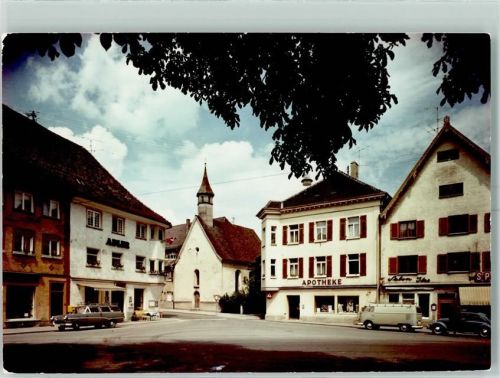 Meßkirch Ort handschriftlich Apotheke Gasthaus Adler