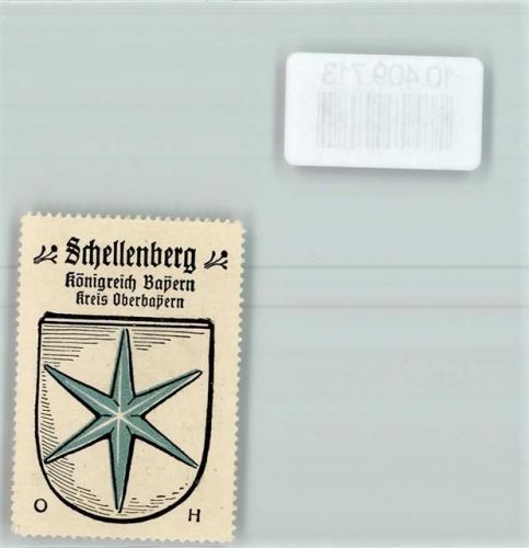 Schellenberg Vignette Wappen Kaffee Hag ca 1920-1940