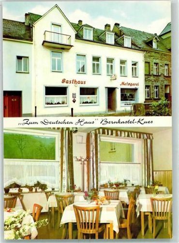 54470 W5550 Bernkastel-Kues - Hotel Restaurant Metzgerei Zum Deutschen Haus