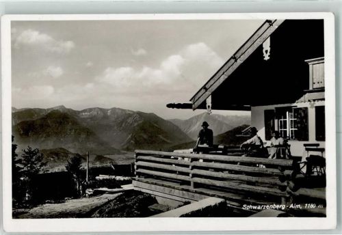 Fischbachau Schwarzenberg Alm Hüttenstempel