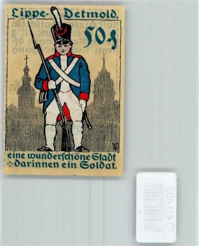 Detmold Notgeld Soldat