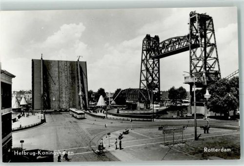 Rotterdam Klappbrücke Hebebrücke Königshafen Bus