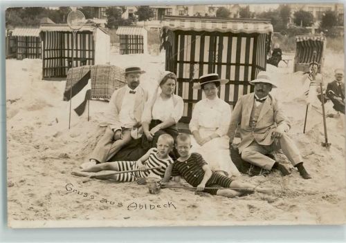 Ahlbeck Familie am Strand